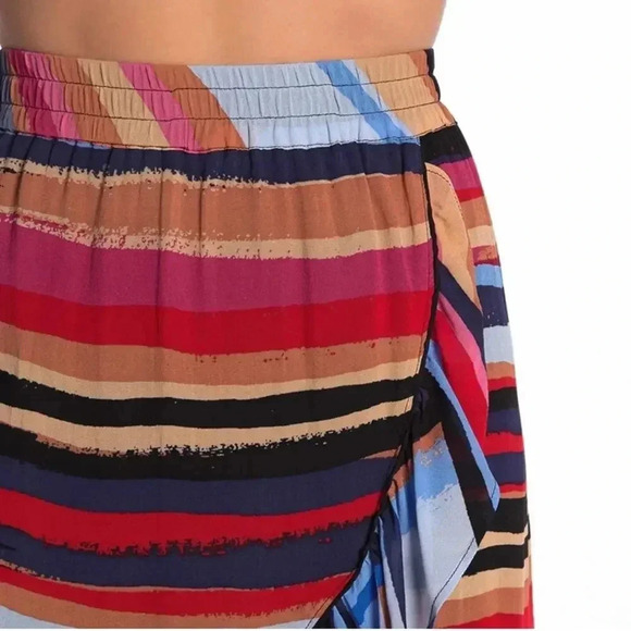 Catherine Malandrino Multicolor Slit Skirt Size Small - Picture 3 of 8